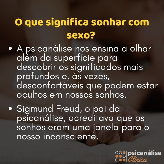 sonhar com sexo
