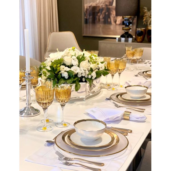 Sousplat Dourado DIY: Faça Você Mesmo com Crochê ou MDF