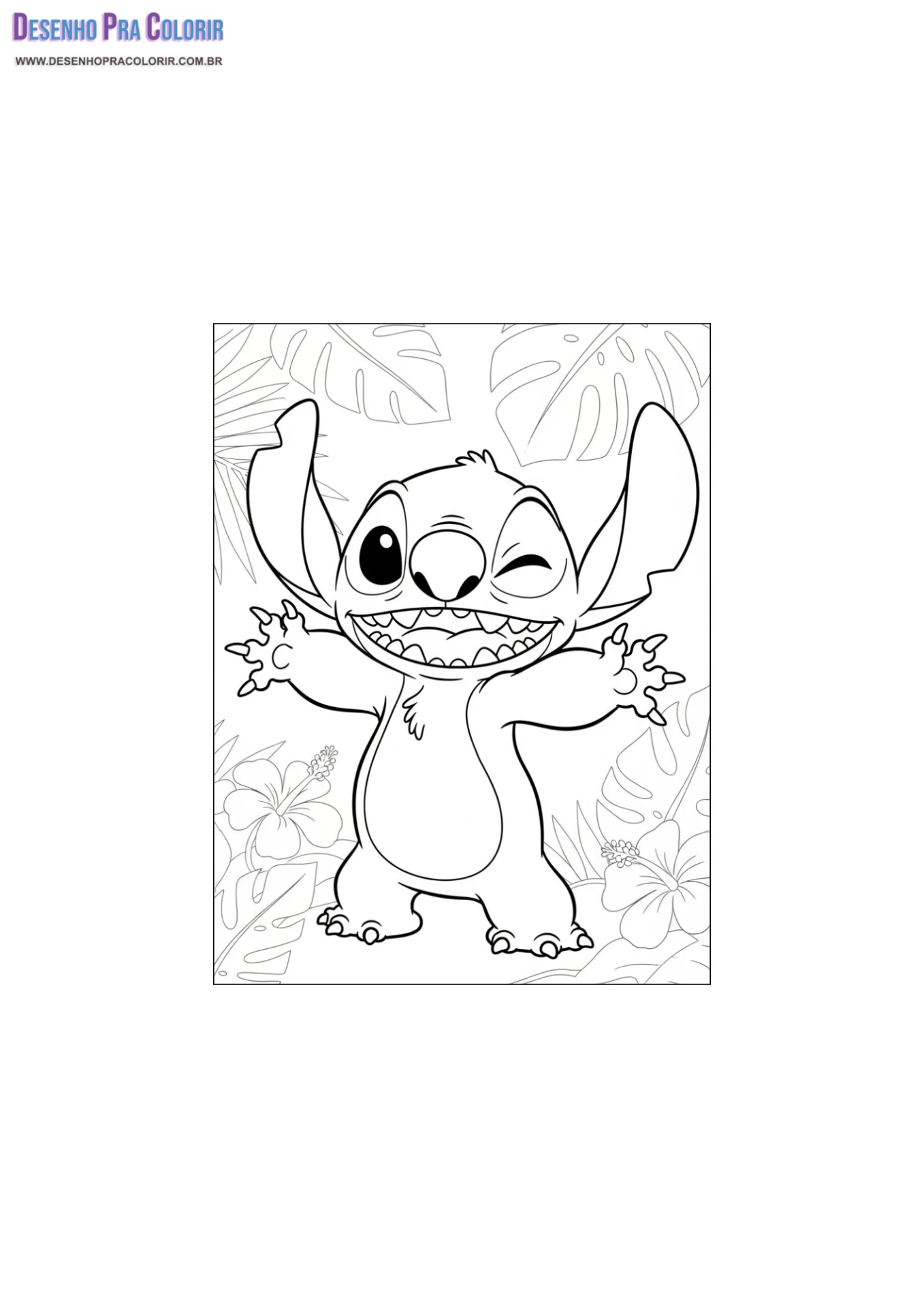 desenhos lilo e stitch para colorir
