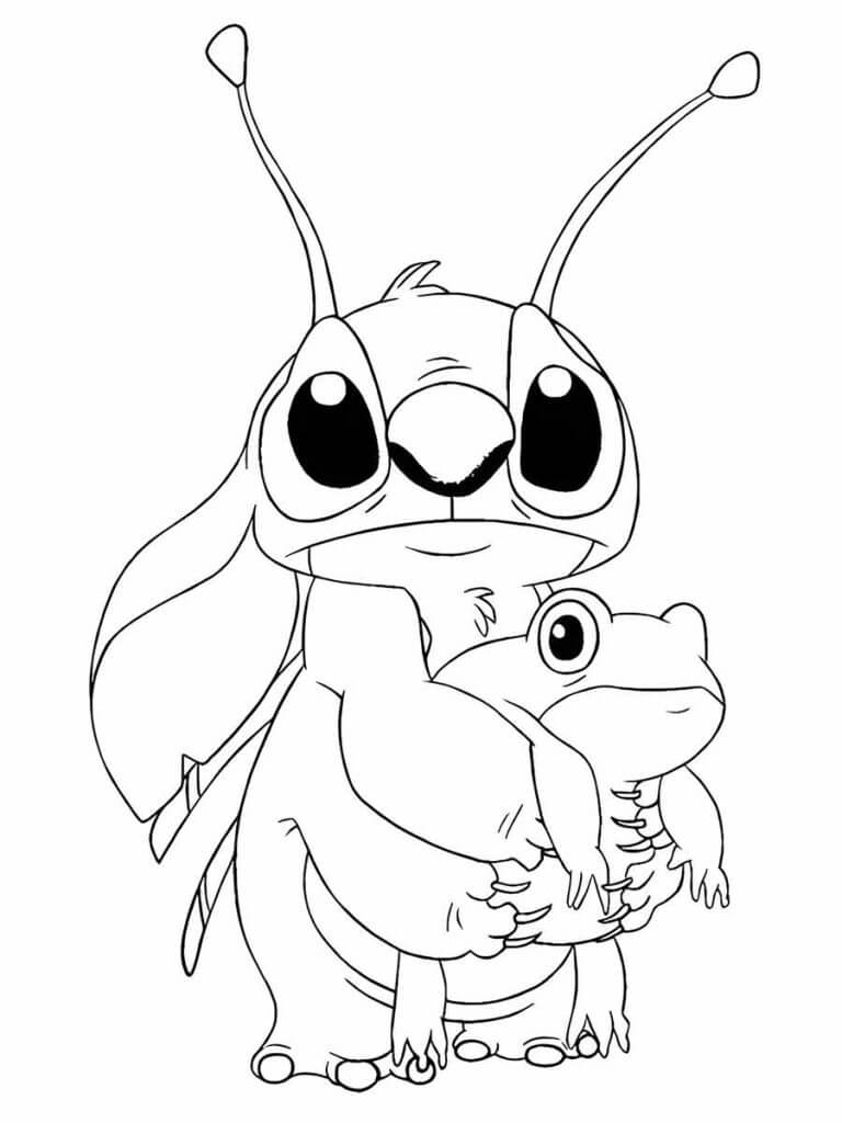 Livro de colorir Stitch Disney