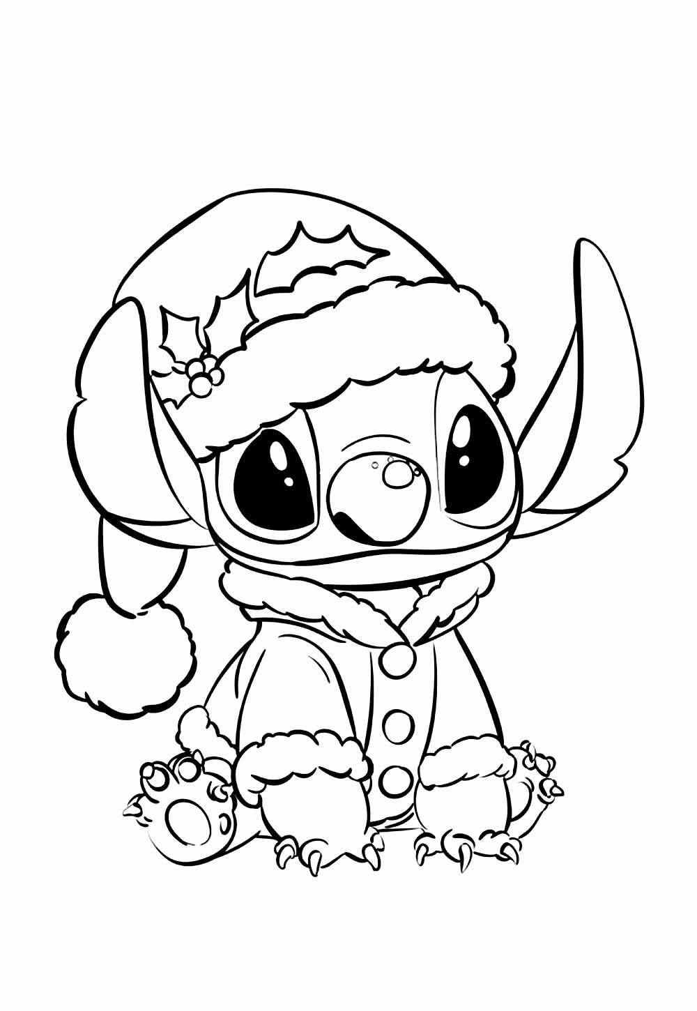 Atividades de colorir Stitch