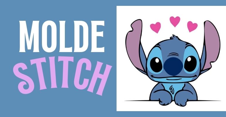 stitch azul para imprimir