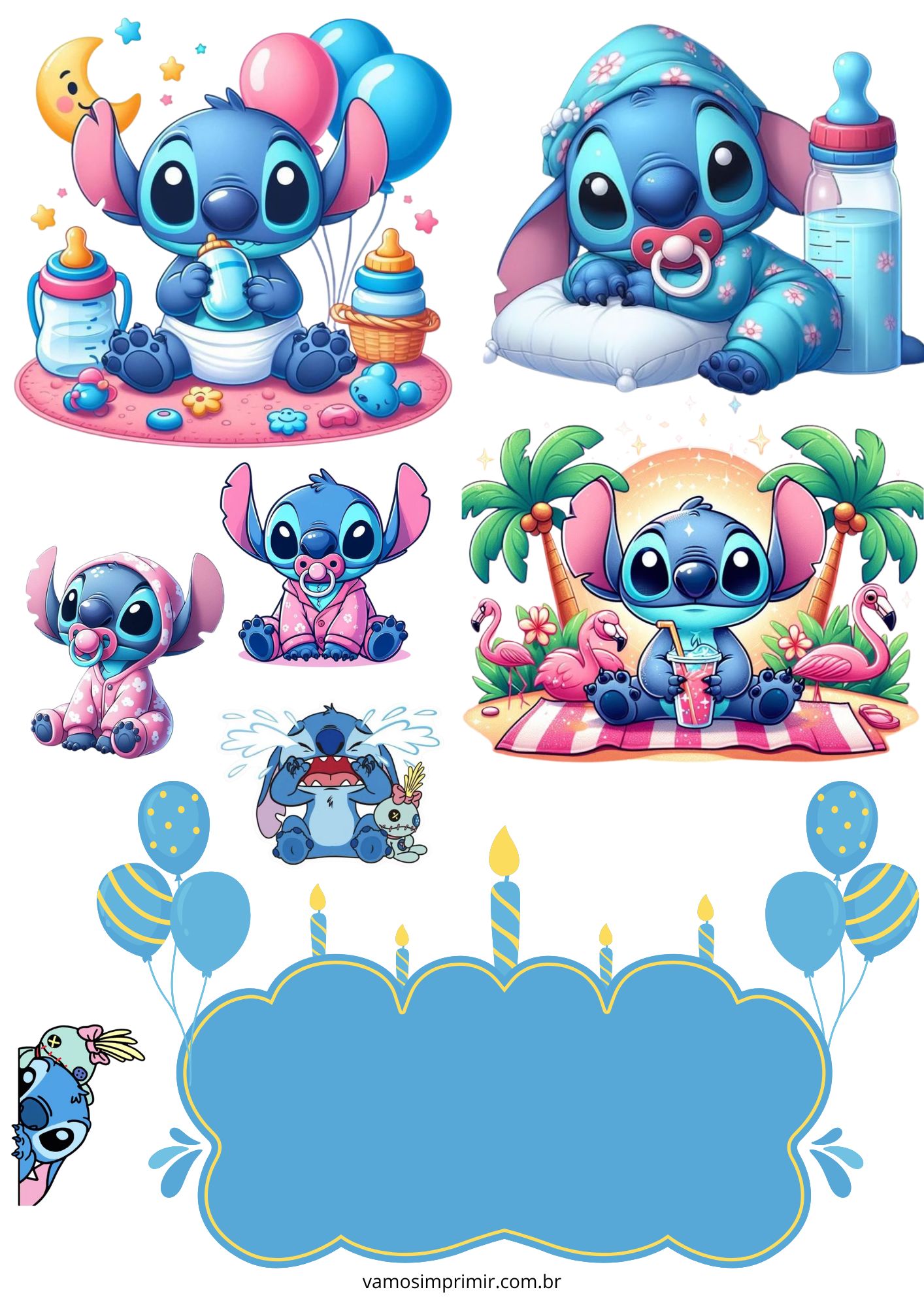 stitch para festa