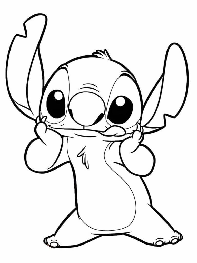 desenho do stitch para imprimir