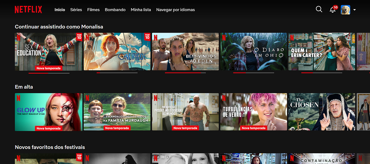 sugestões de filmes netflix