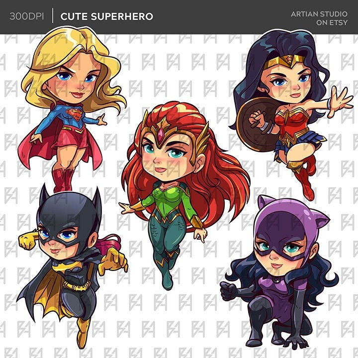 super herois cute
