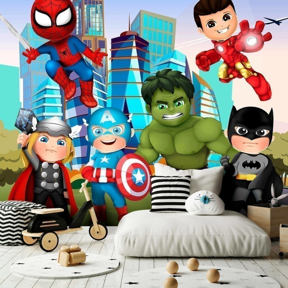 Guia completo de kits digitais de heróis fofos para festas