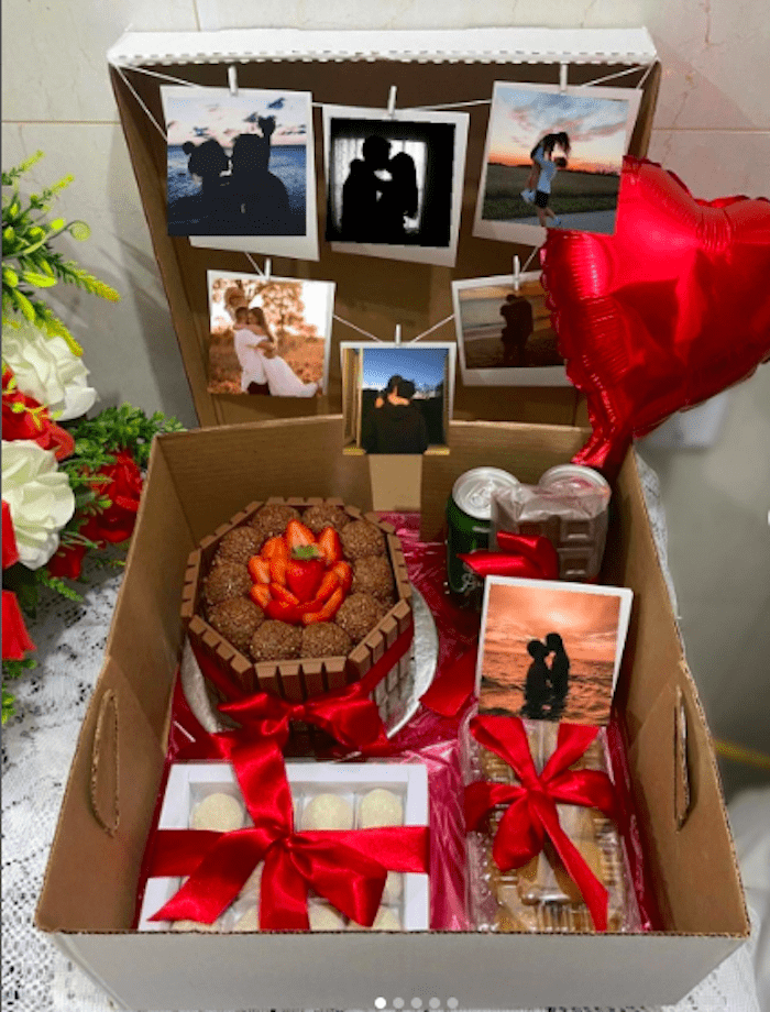 surpresa para namorada