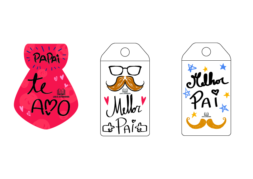 como fazer tags personalizadas para o dia dos pais em casa