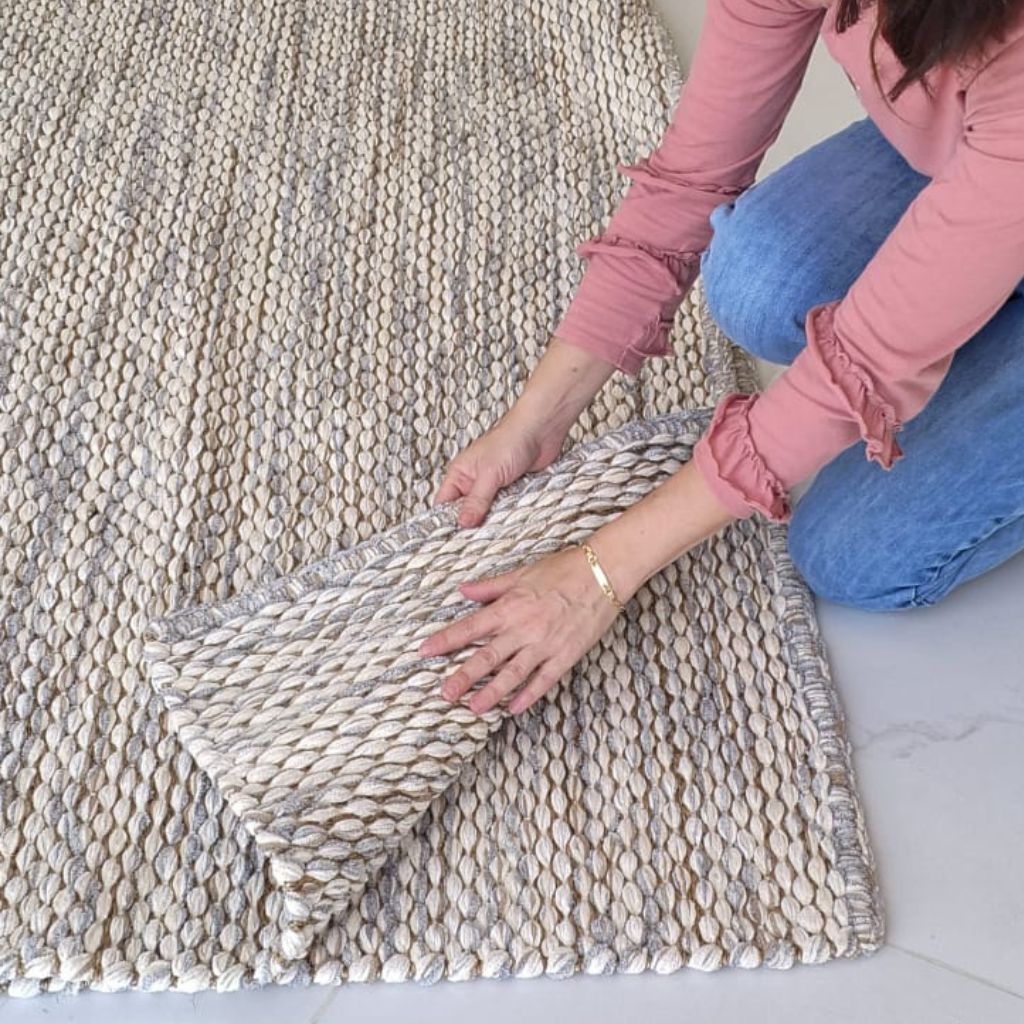 erros ao escolher tapete de juta para banheiro