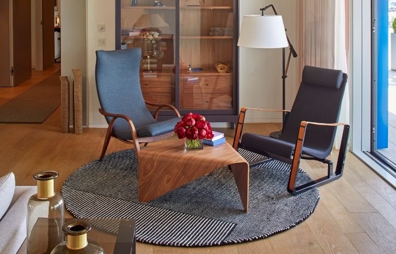 tapete redondo ou quadrado sala