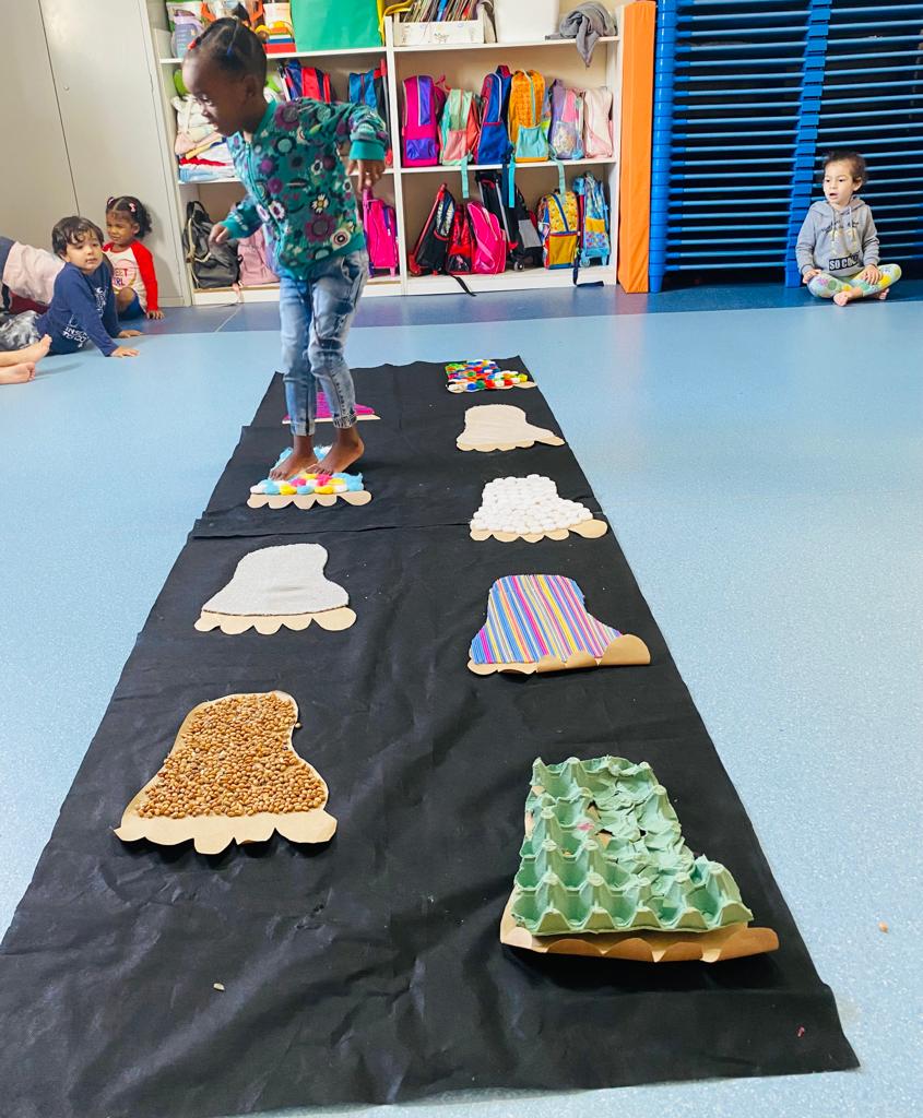 tapete sensorial infantil