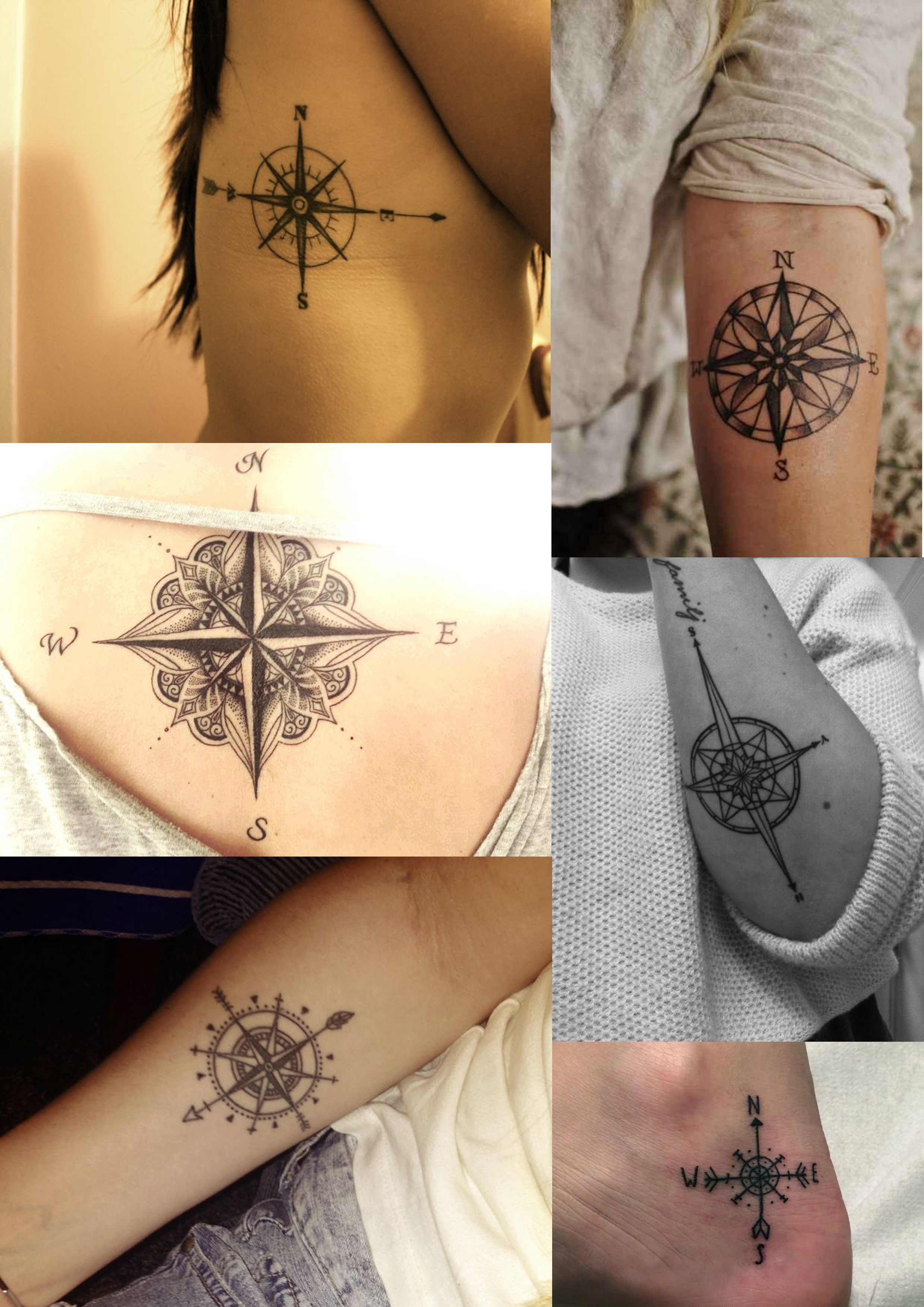 Tatuagens de Bússola Femininas: Ideias Delicadas e Poderosas para se Inspirar