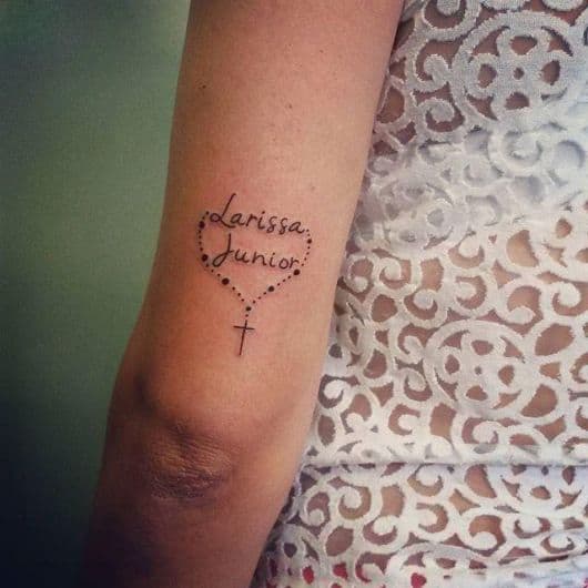 tatuagem delicada filhos casal