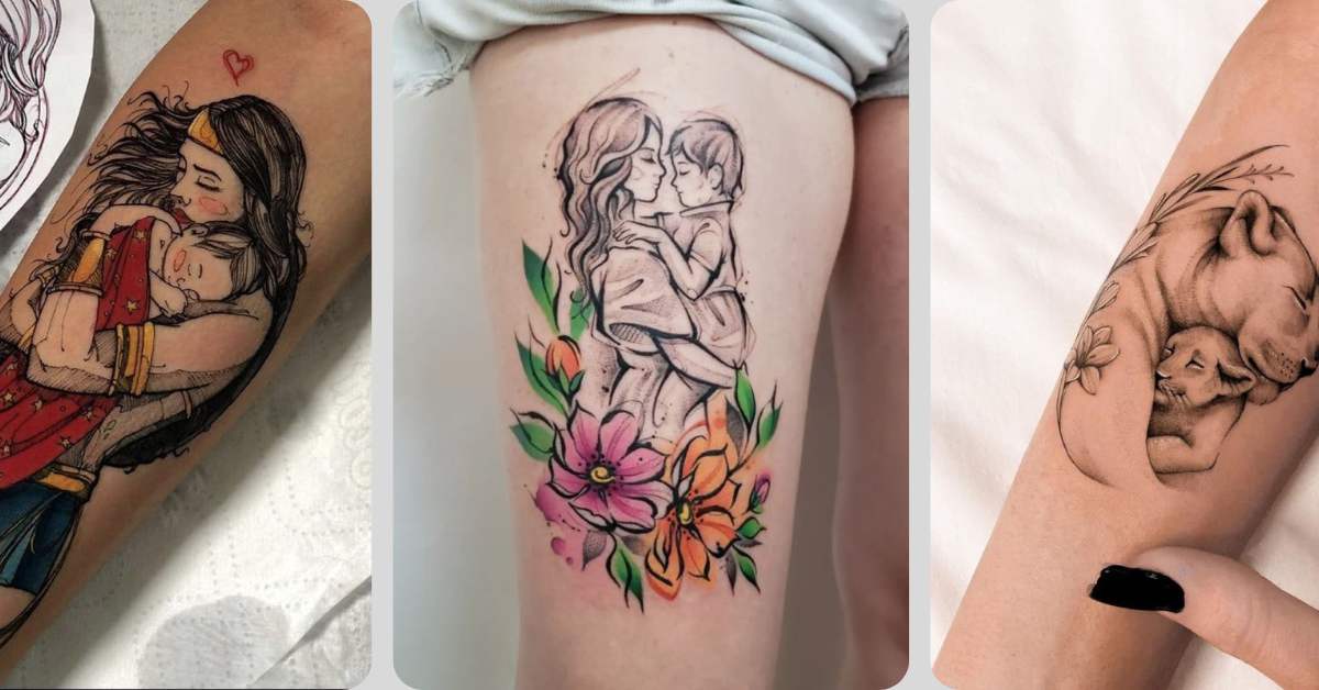 tatuagem casal com nomes filhos