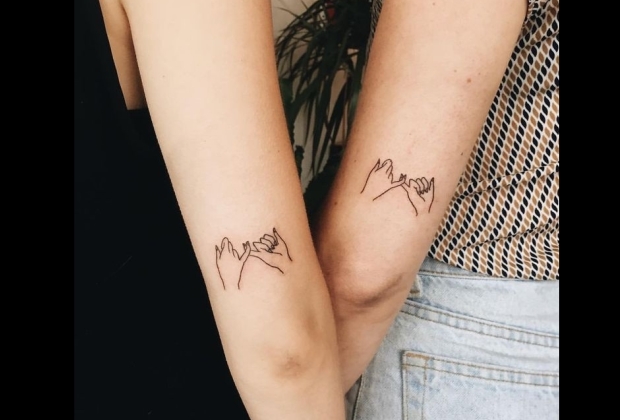 tatuagem para amigas lua