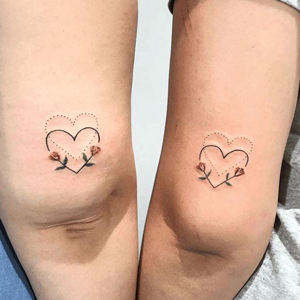 tatuagem para amigas sol