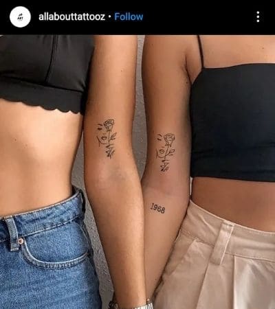 tatuagem para amigas coração
