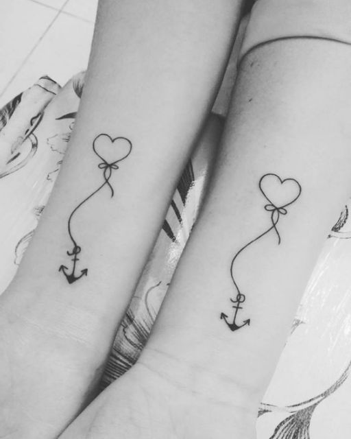 tatuagem para amigas flecha