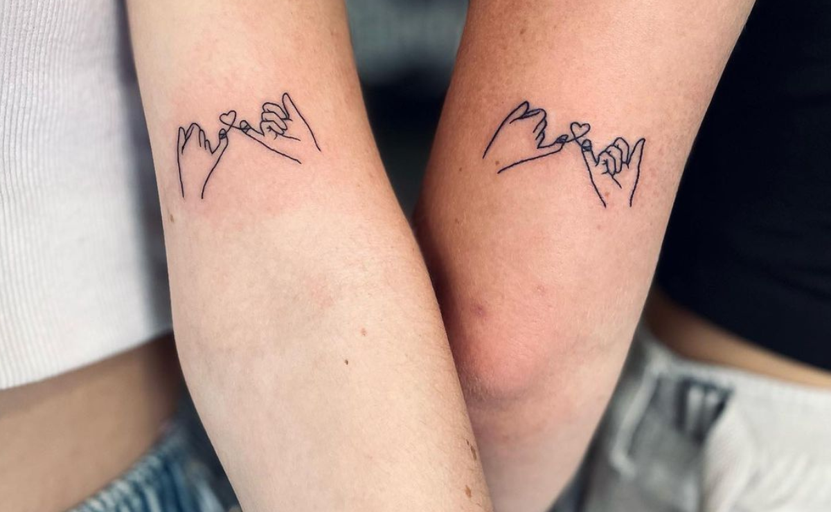 tatuagem para amigas pequenas