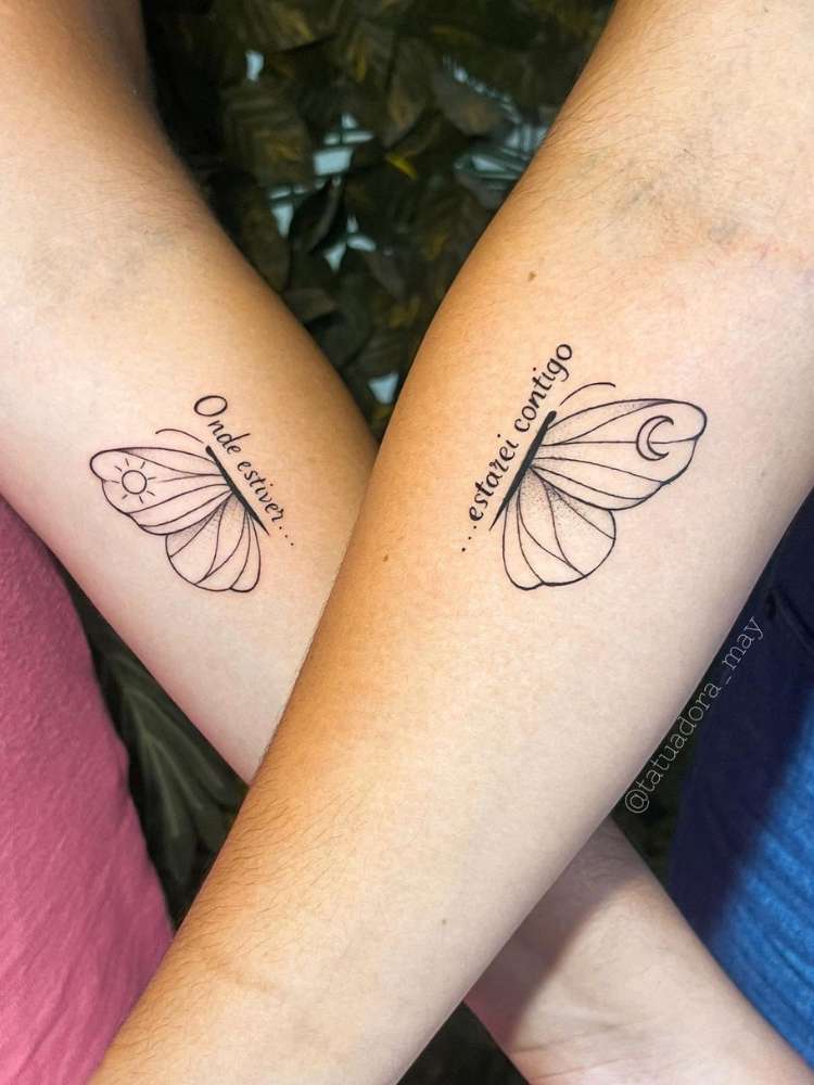 tatuagem para amigas que combinam