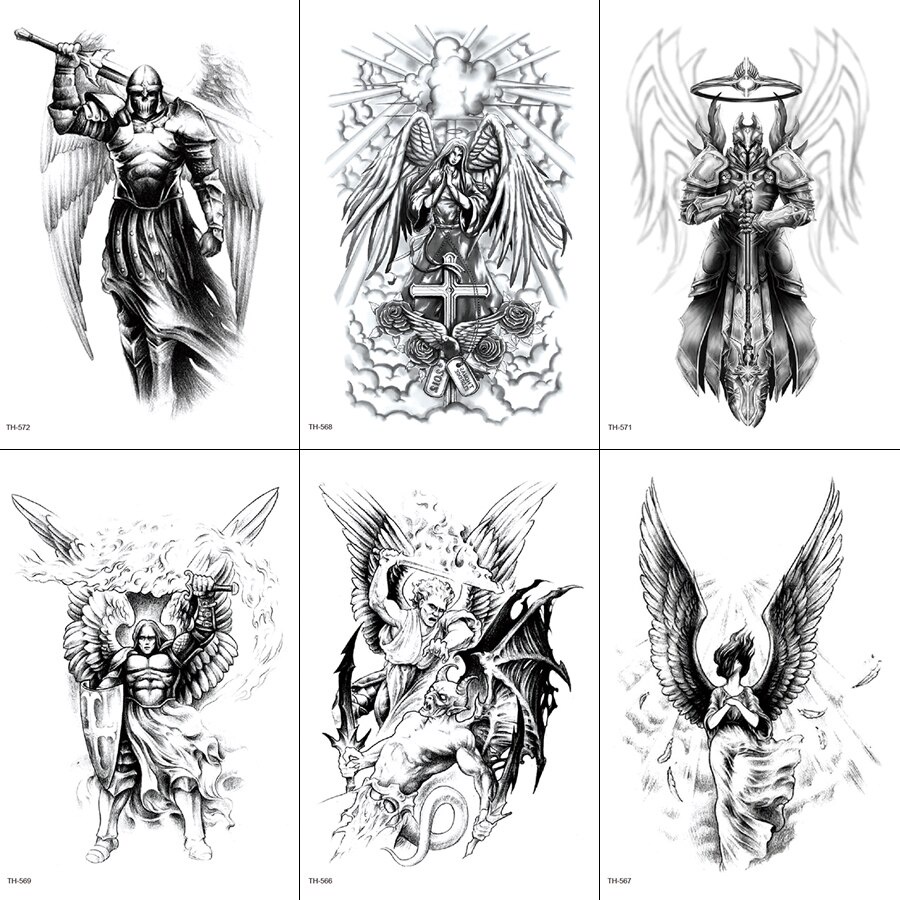 tatuagem de anjo no peito