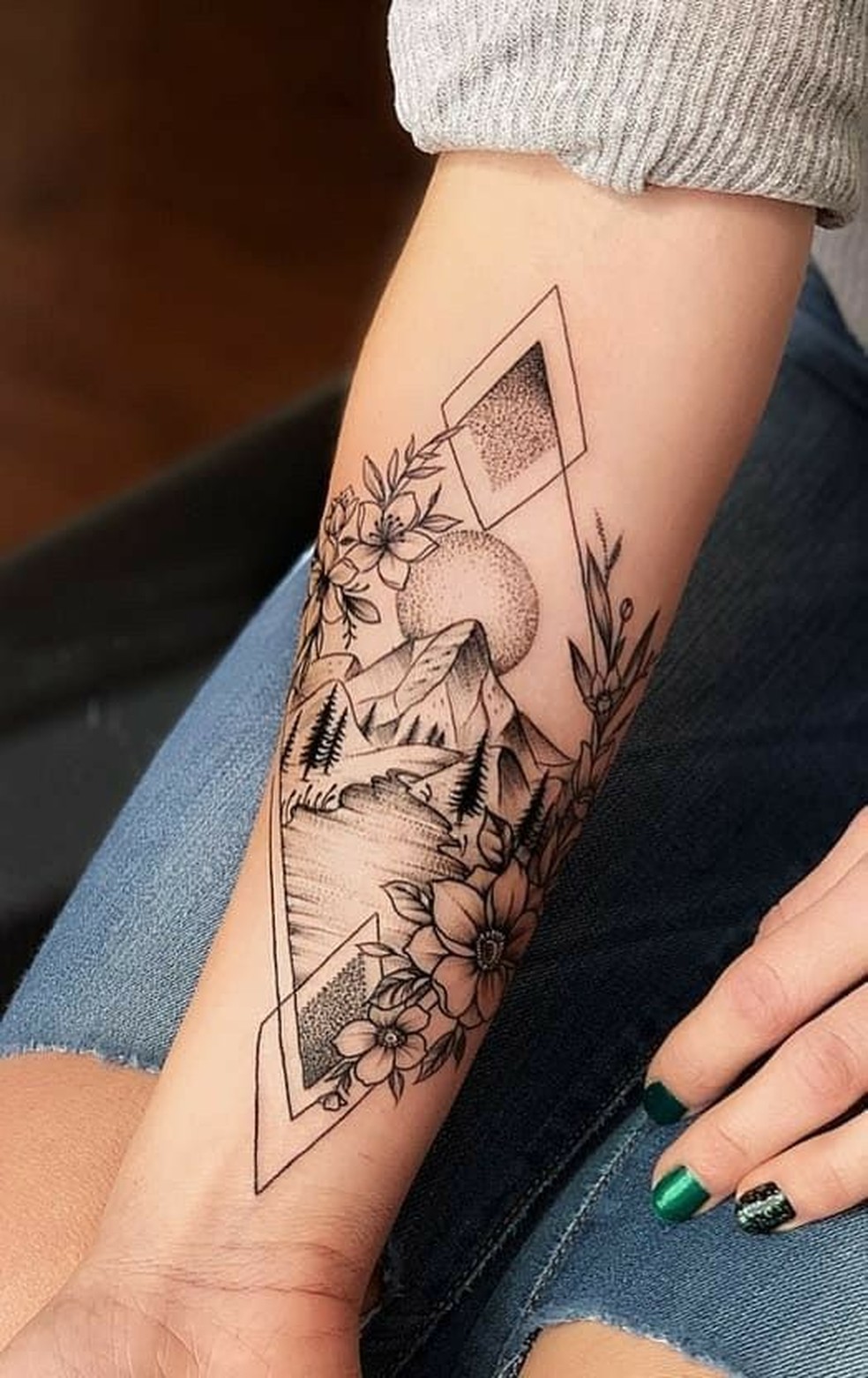 tatuagem antebraço borboleta