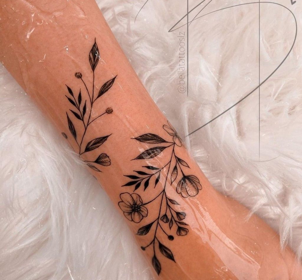 tatuagem delicada antebraço feminina