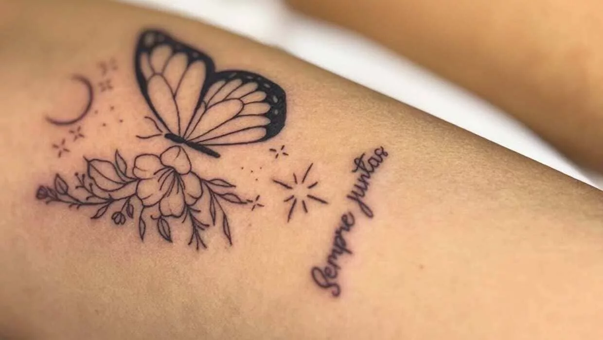 Inspiração de Tatuagens de Borboleta: Fine Line, Old School e Outros Estilos