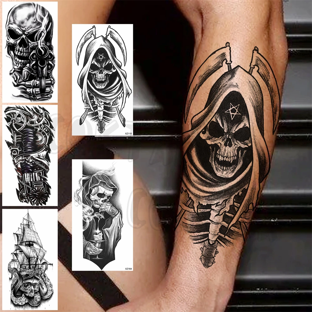 Inspirações de Tatuagens de Caveira: Melhores Locais e Designs