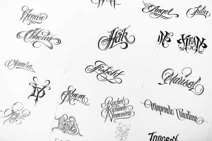 tatuagem nome mãe lettering masculino