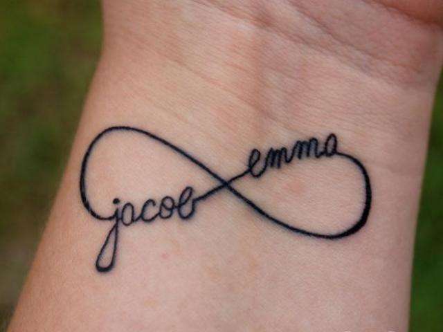 tatuagem nome pai infinito