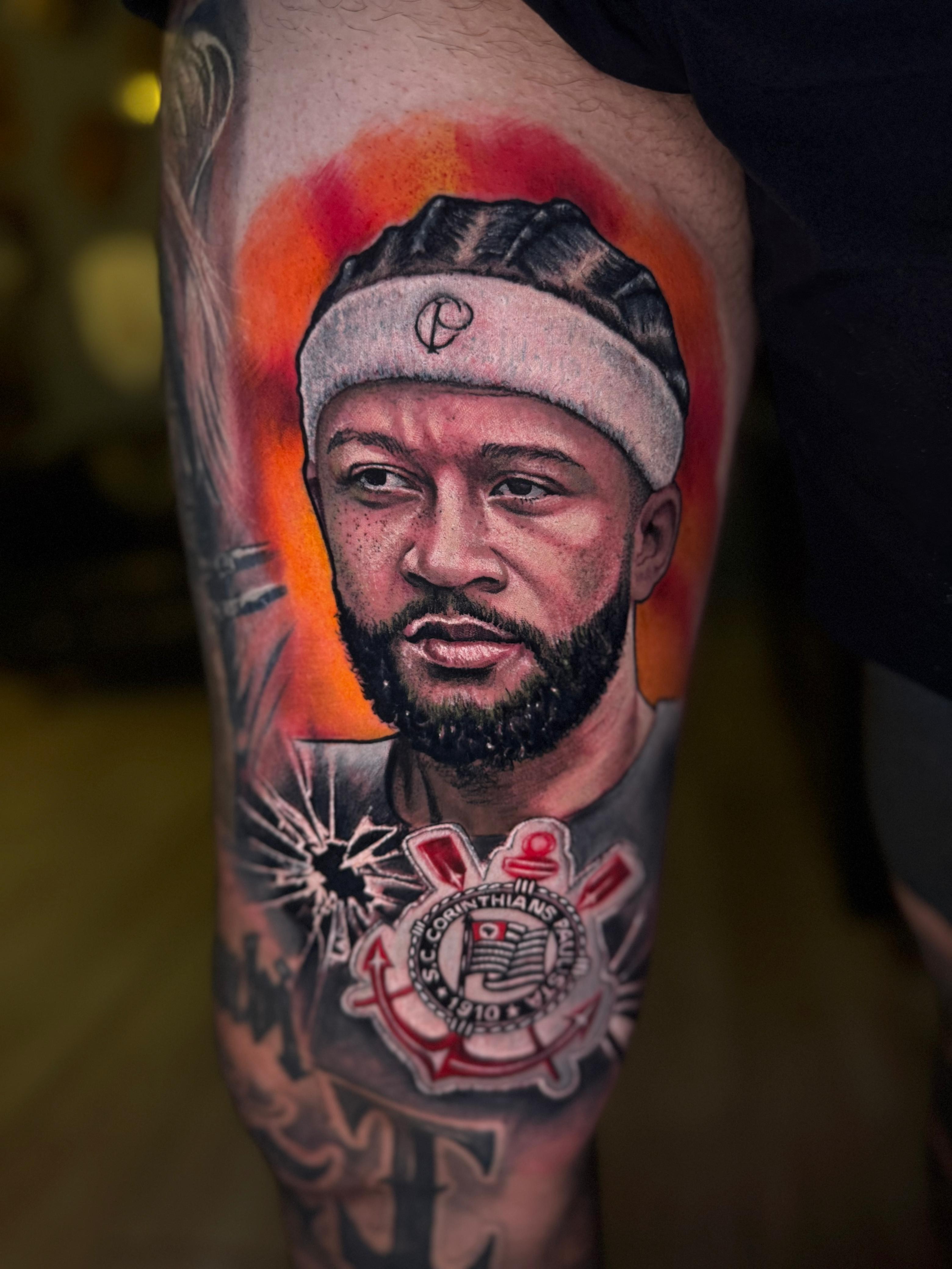 tatuagem corinthians braço