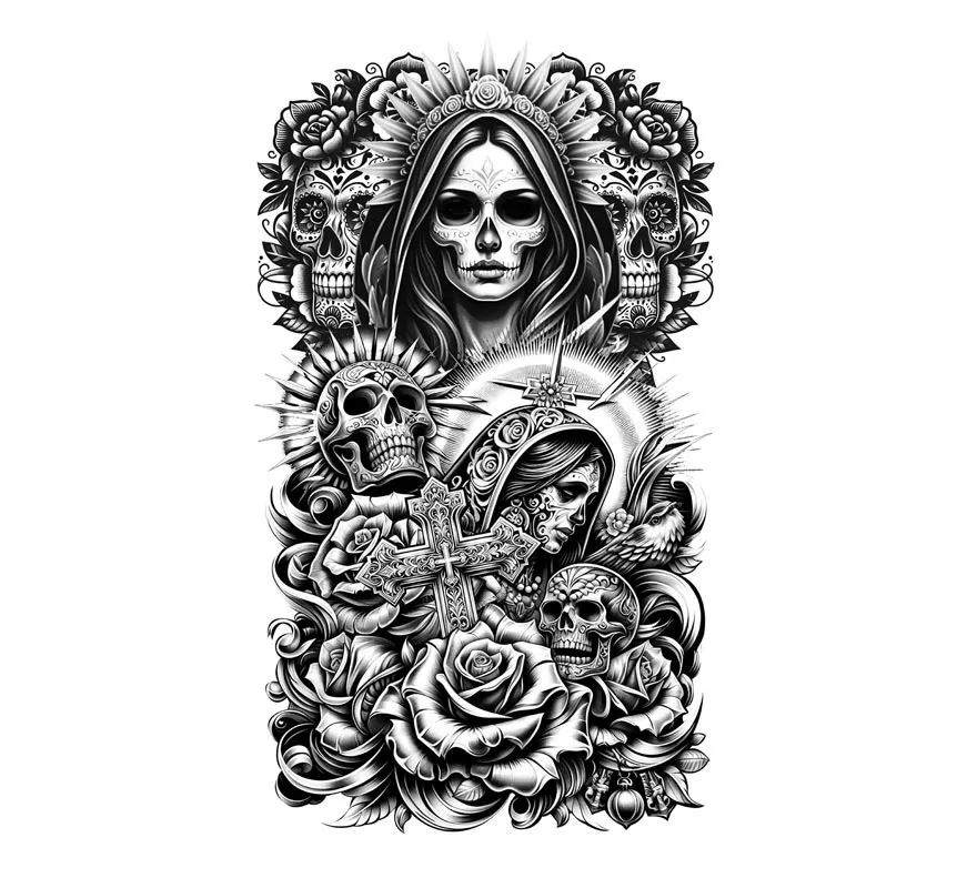 tatuagem da catrina
