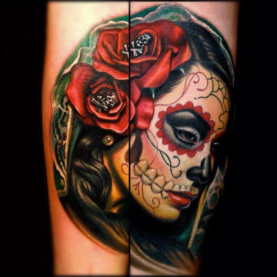 significado tatuagem catrina mexicana