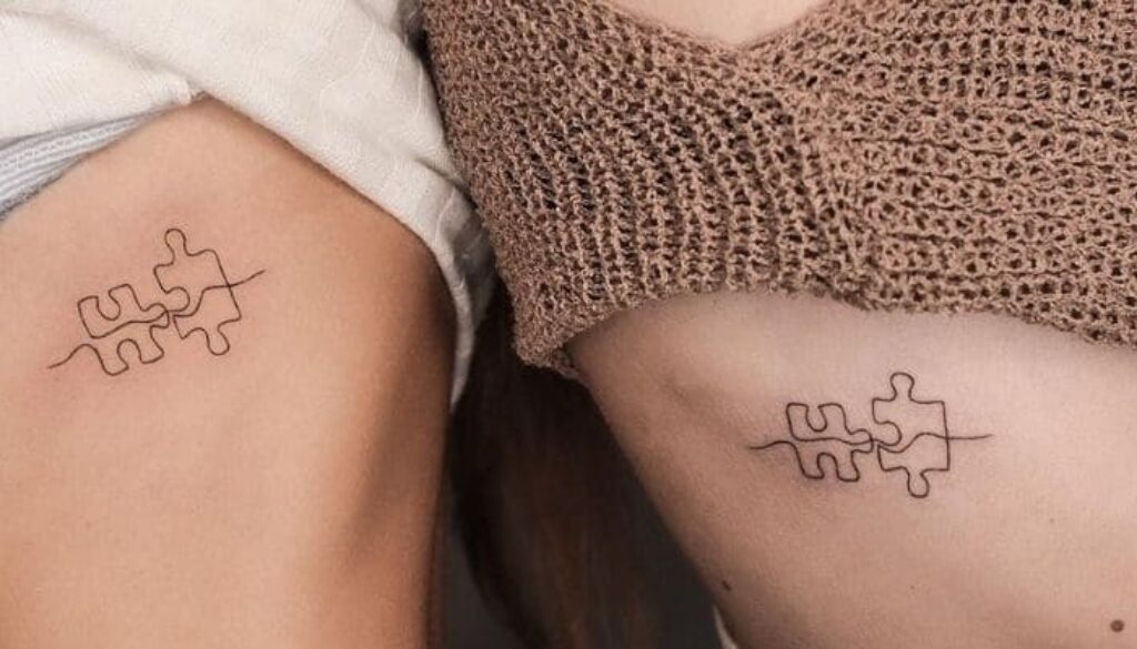 tatuagem de amigas grupo