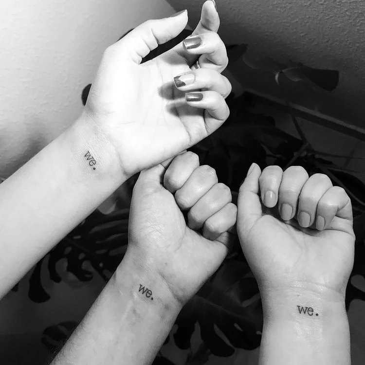 tatuagem de amigas inspiração