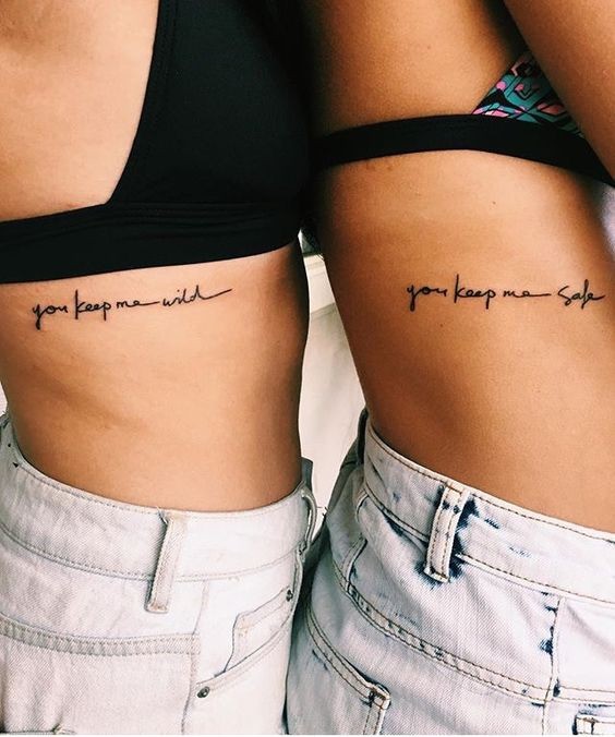 tatuagem de melhores amigas