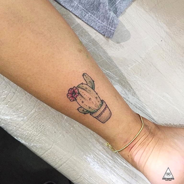 tatuagem de cacto