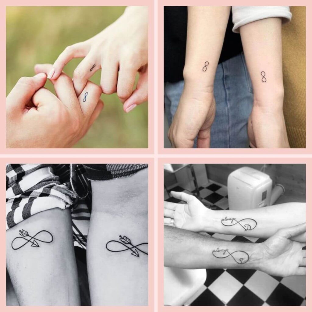 tatuagem de casal moderna