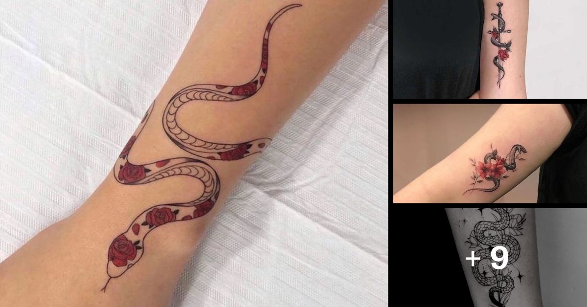 Tatuagem de Cobra Feminina: Ideias Delicadas e Seus Significados Profundos