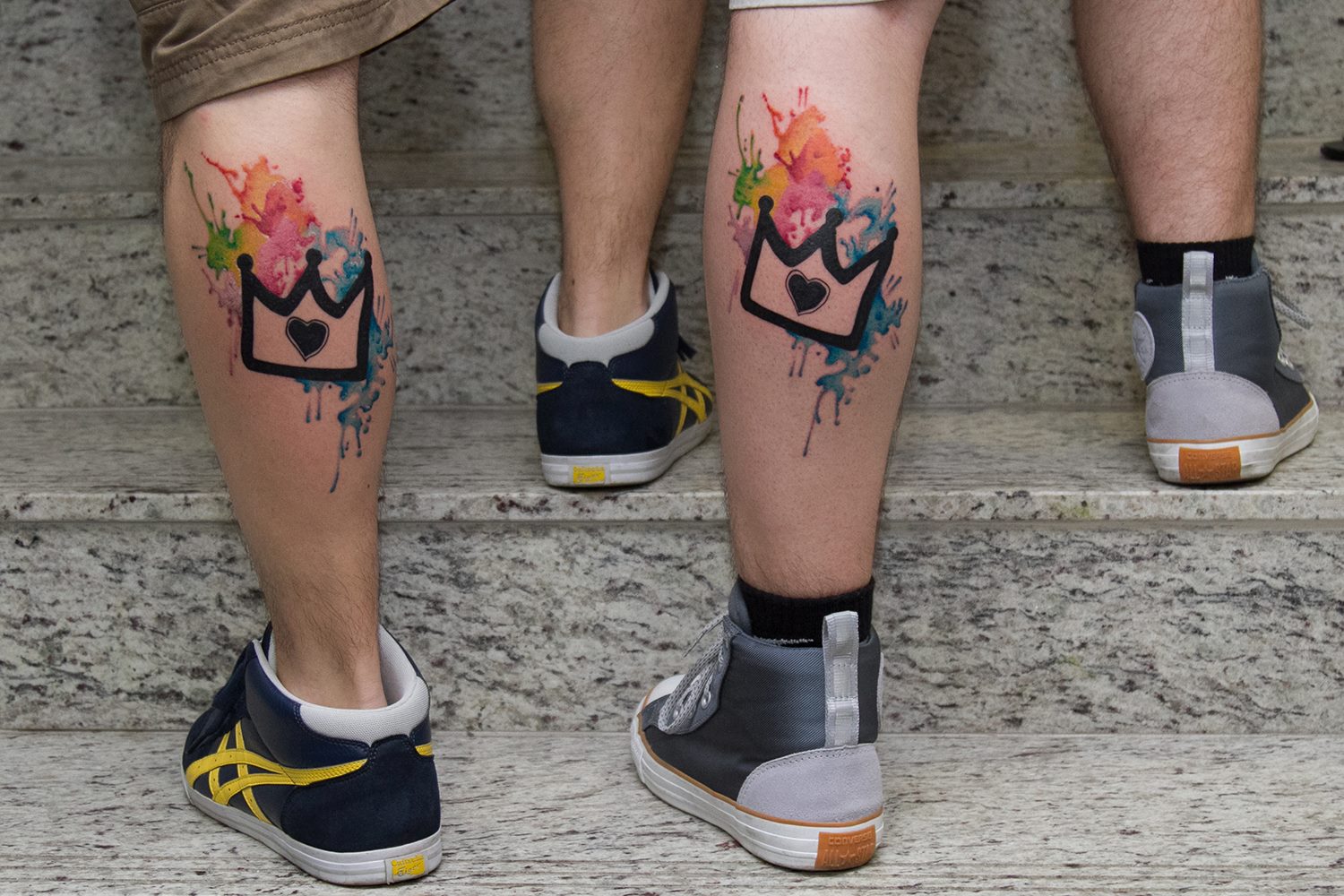 tatuagem de coroa com nome