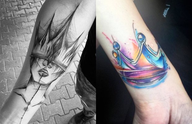 tatuagem de coroa real
