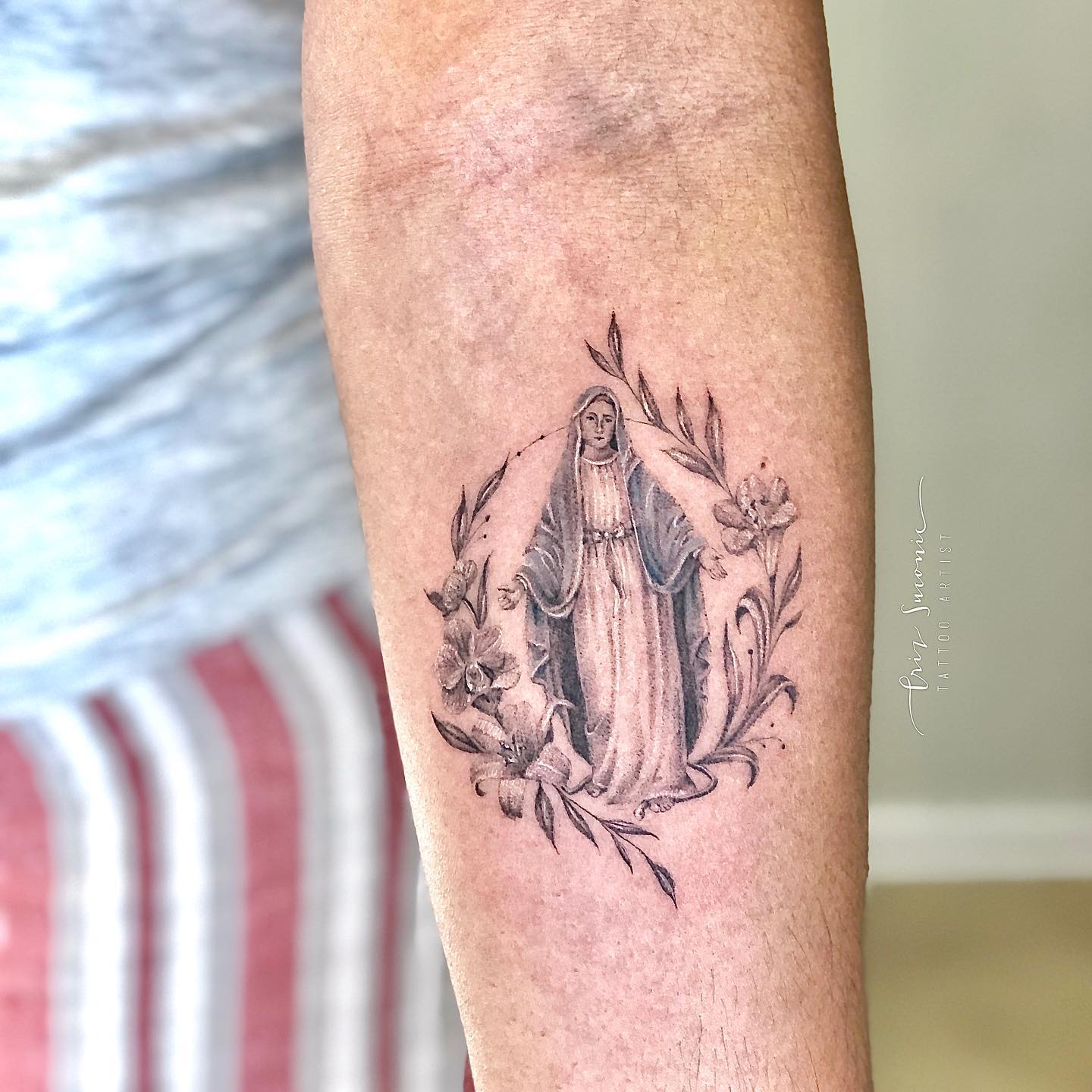 tatuagem de nossa senhora