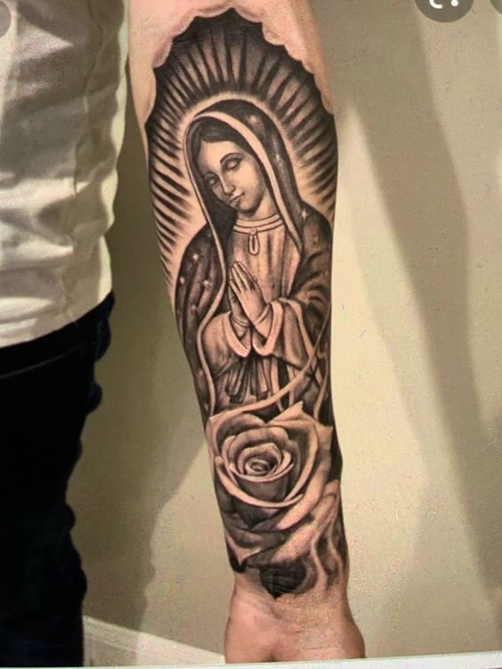 tatuagem de nossa senhora