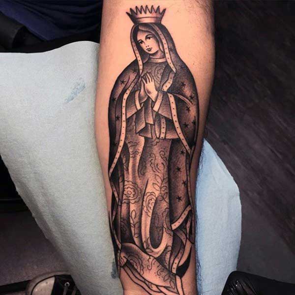tatuagem de nossa senhora