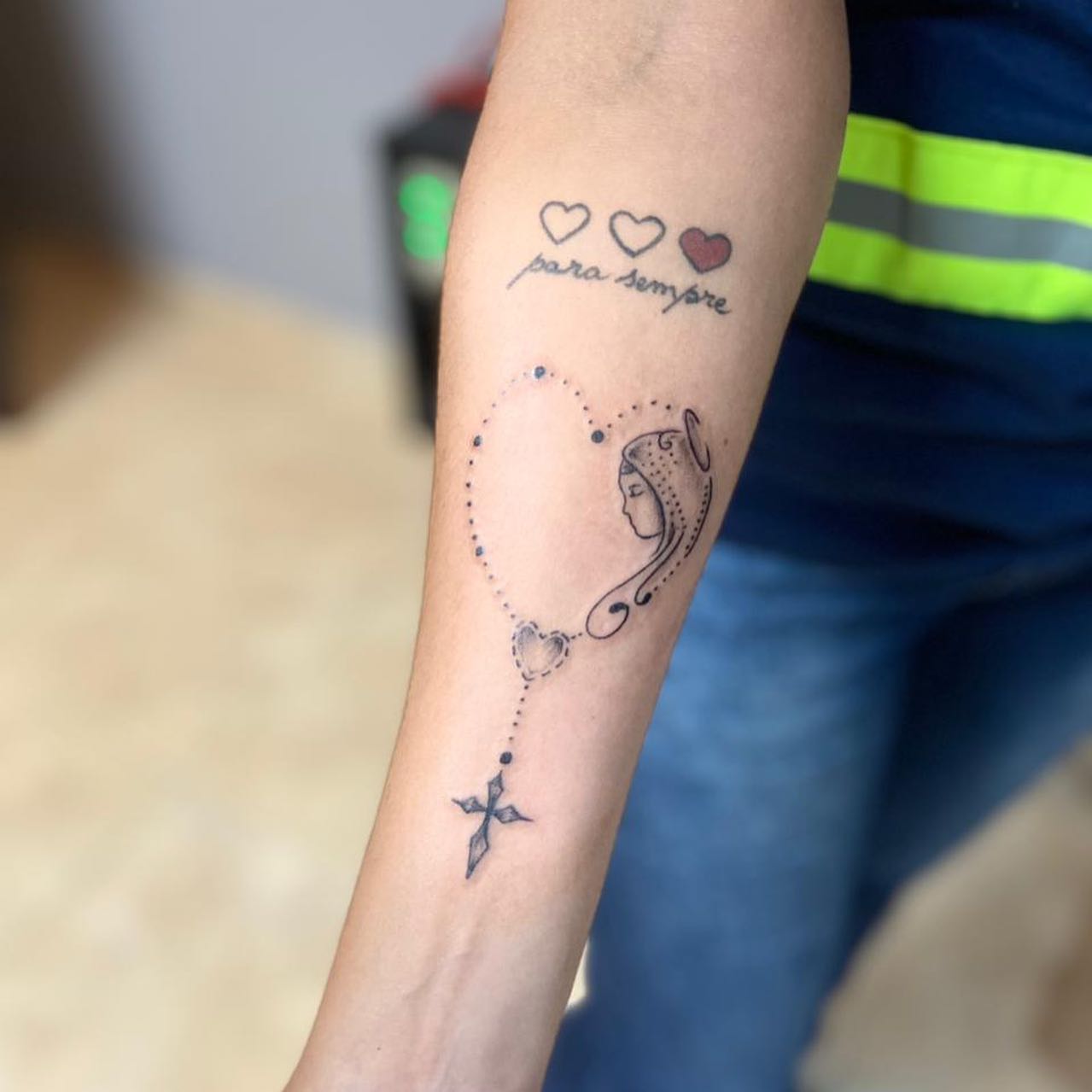tatuagem de nossa senhora
