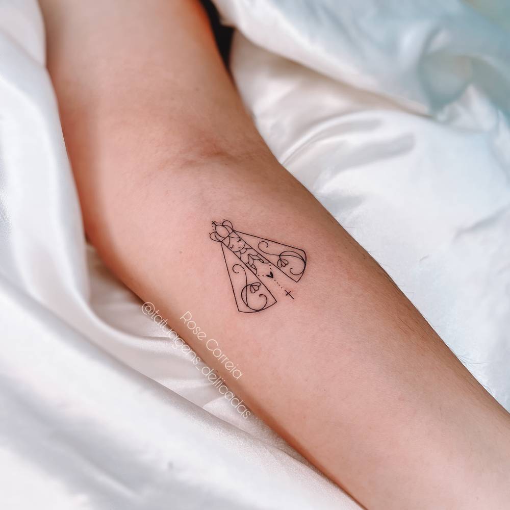 tatuagem de nossa senhora