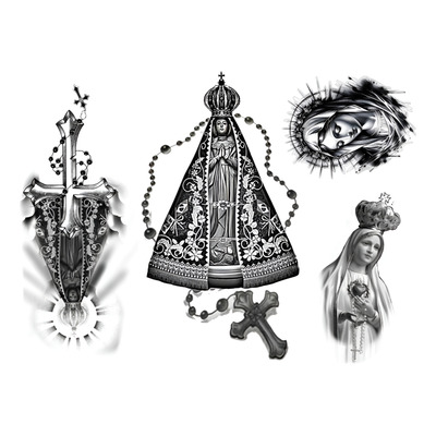 tatuagem de nossa senhora