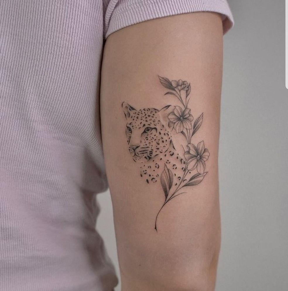 tatuagem de onça